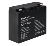 Qoltec Akumulator AGM 12V 18Ah - 1238929 - zdjęcie 1